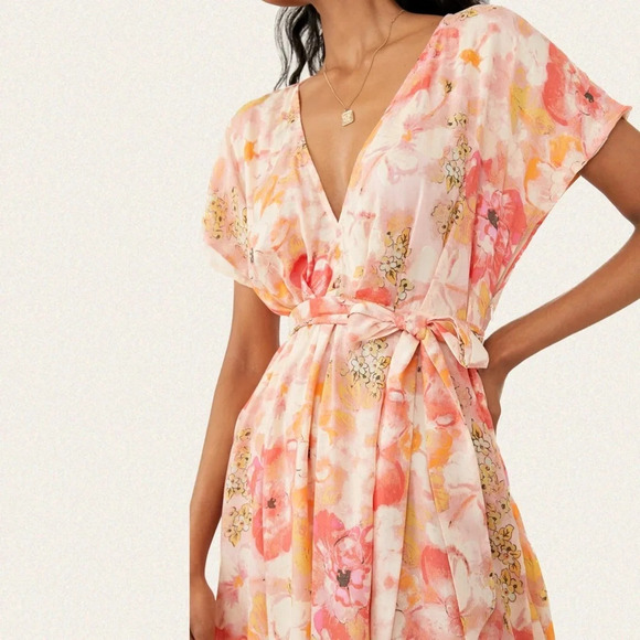 Free  People Freddy Tie Mini Dress - Women’s XS - Picture 3 of 12